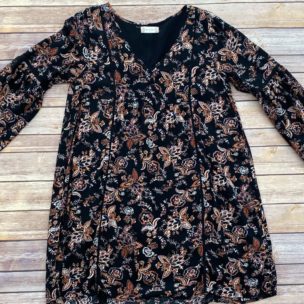 Altar’d State Long Sleeve Floral Dress, Small